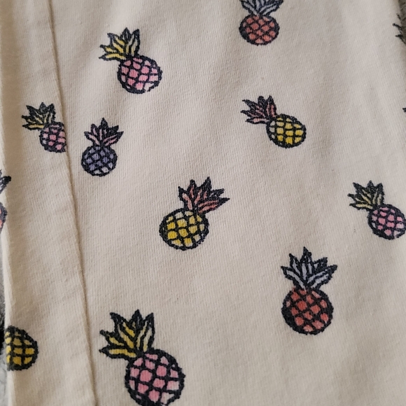 Gap Girl Pineapple Crop Leggings Size 12 - Picture 3 of 4